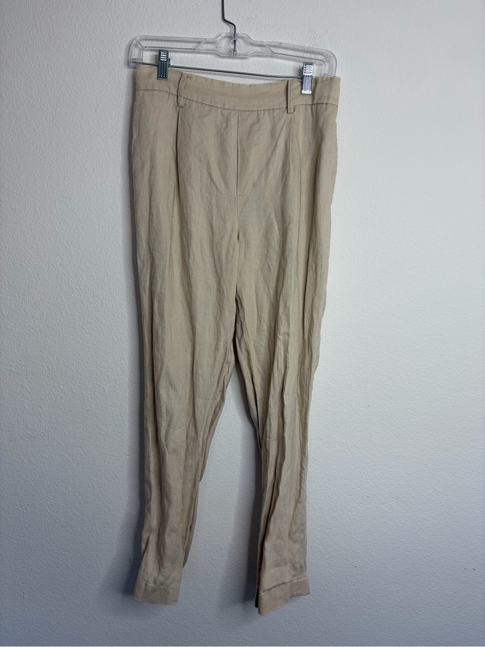 The Dreamer Label 100% Hemp Riley Tan Trouser Jogger Pants, Size 0